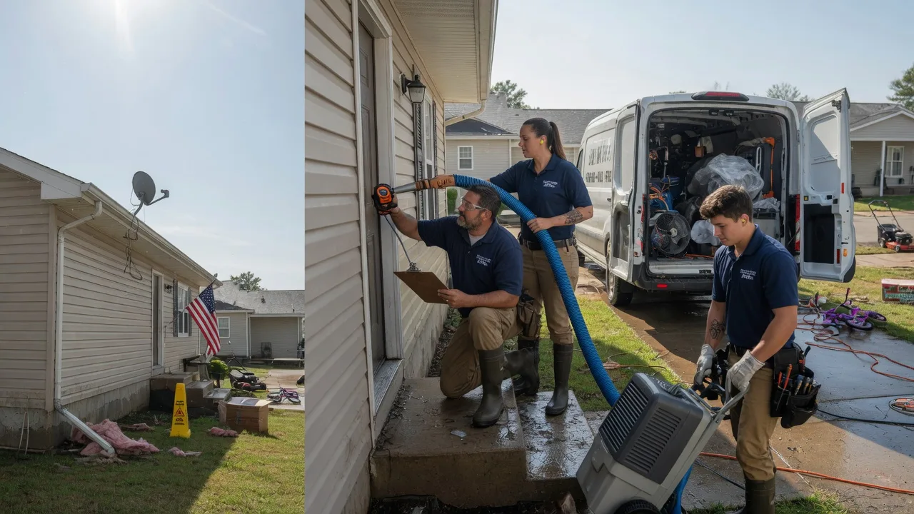 Ceiling Water Damage Restoration in Rentz, GA near me
